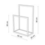 Hanah Home Perchero Ged-032 Negro